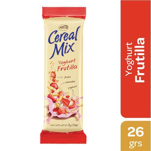 BARRA CEREAL FRESA CEREAL MIX x 26g