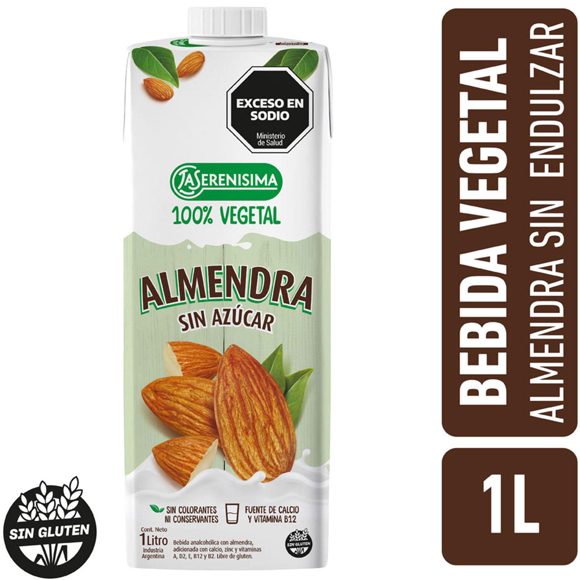 LECHE DE ALMENDRAS S/AZUC LA SERENISIMA x 1lt