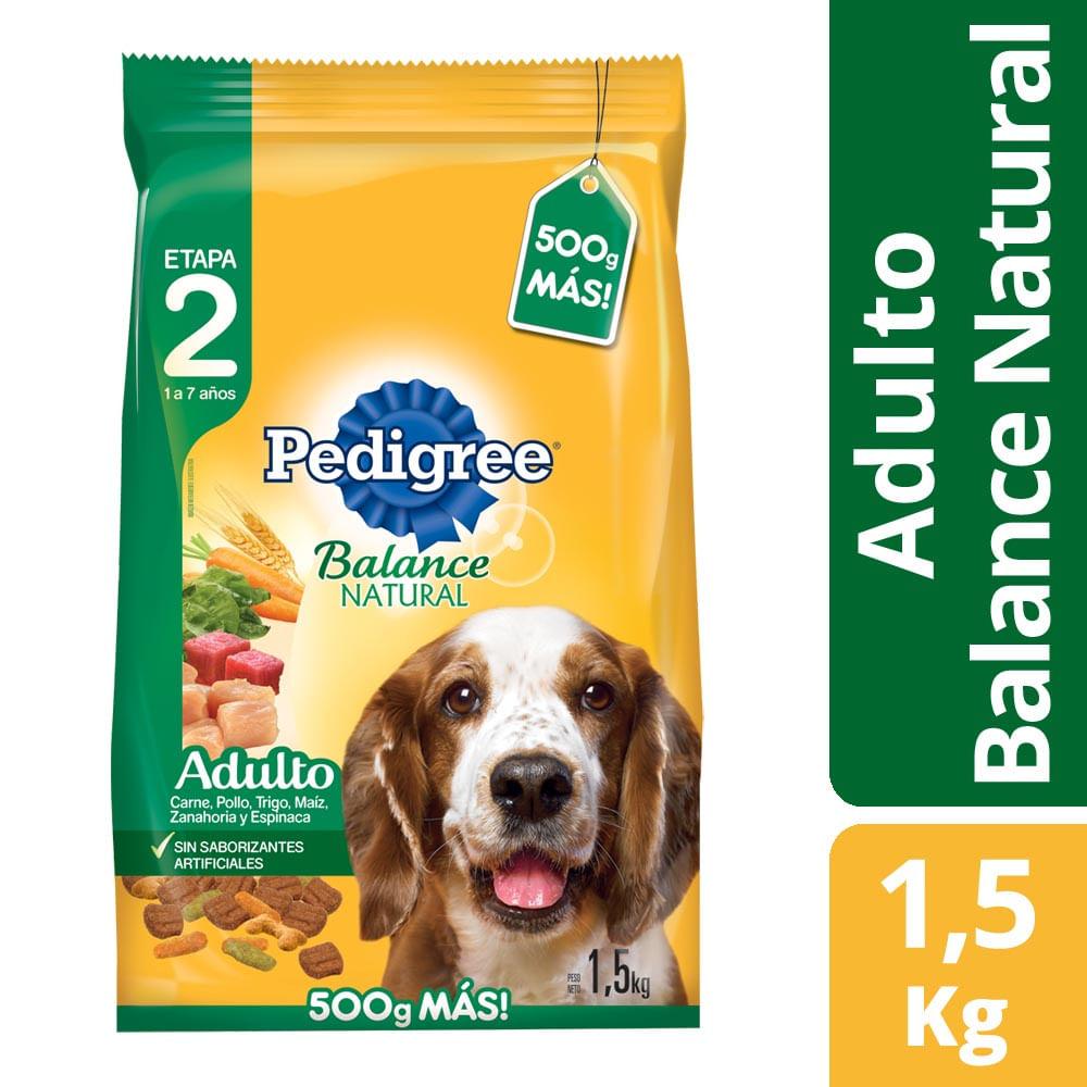 ALIMENTO P/ PERRO ADULTO BALANCE NAT PEDIGREE x 1.5k
