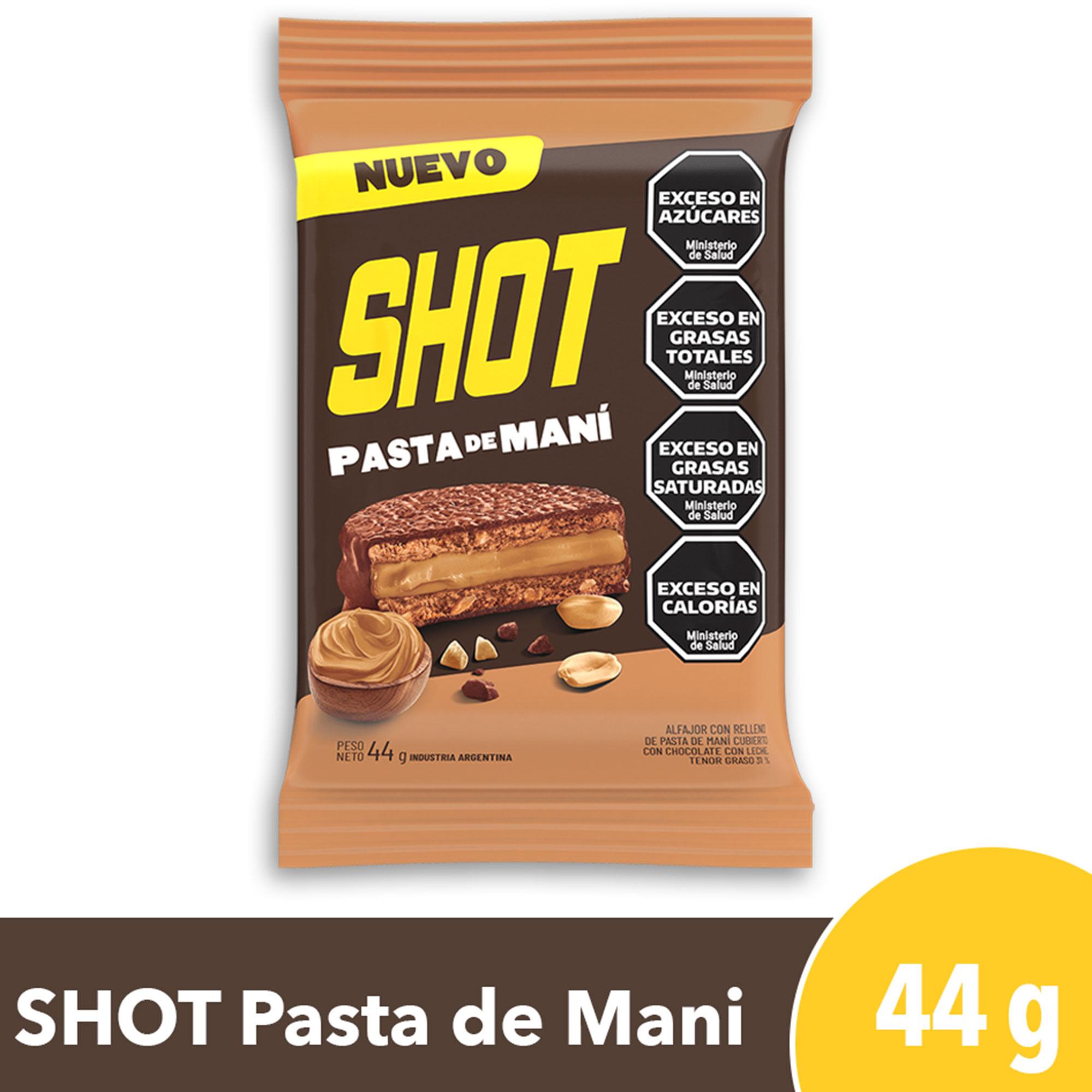 ALFAJOR PASTA DE MANI SHOT x 44g