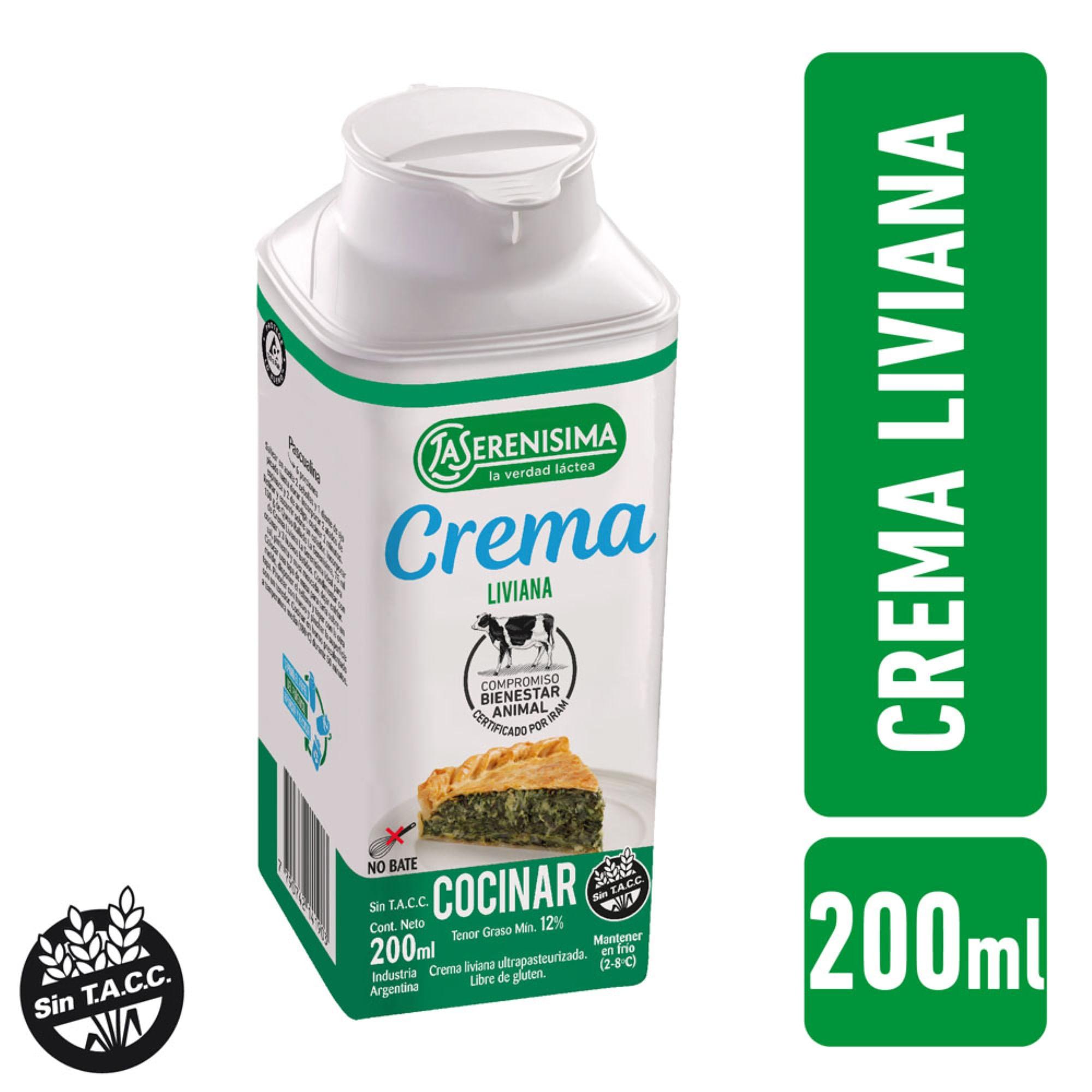 CREMA DE LECHE LIVIANA LA SERENISIMA x200cc
