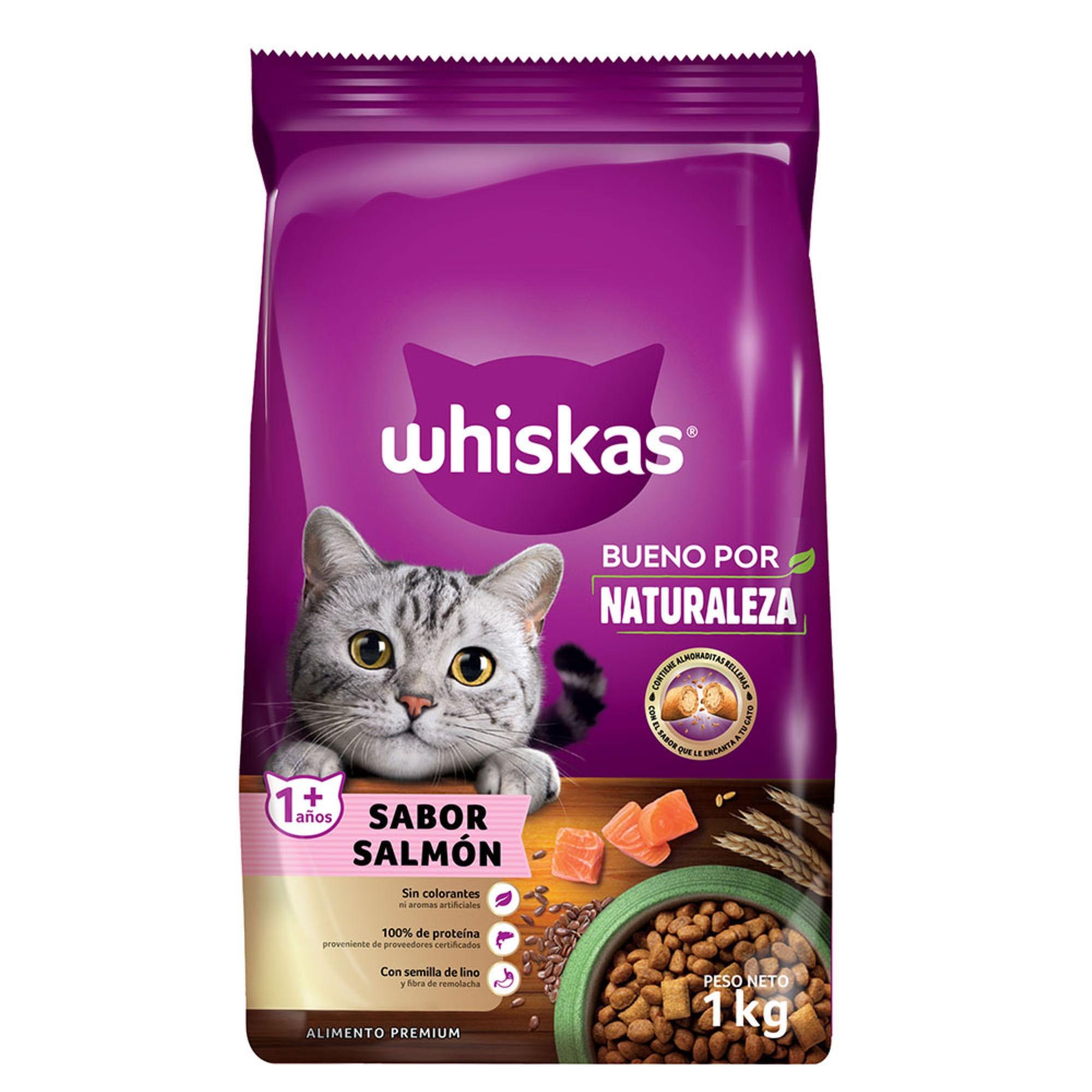 ALIMENTO GATO SALMON WHISKAS x1kg
