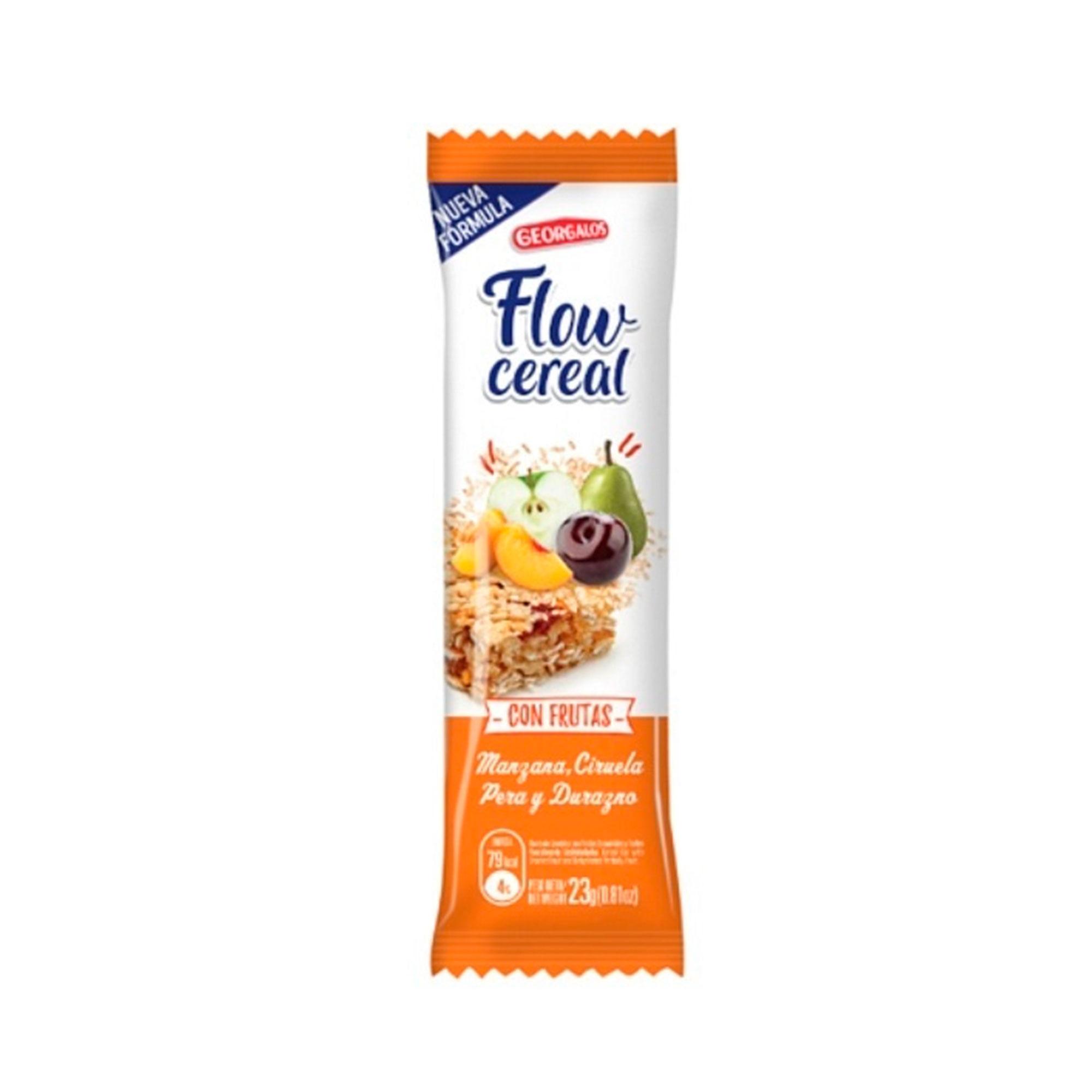 BARRA CON FRUTAS CEREAL FLOW x23grs