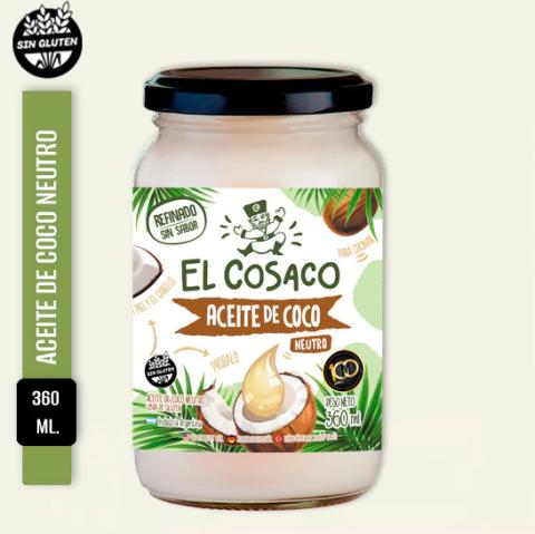 ACEITE DE COCO NEUTRO EL COSACO 360ml