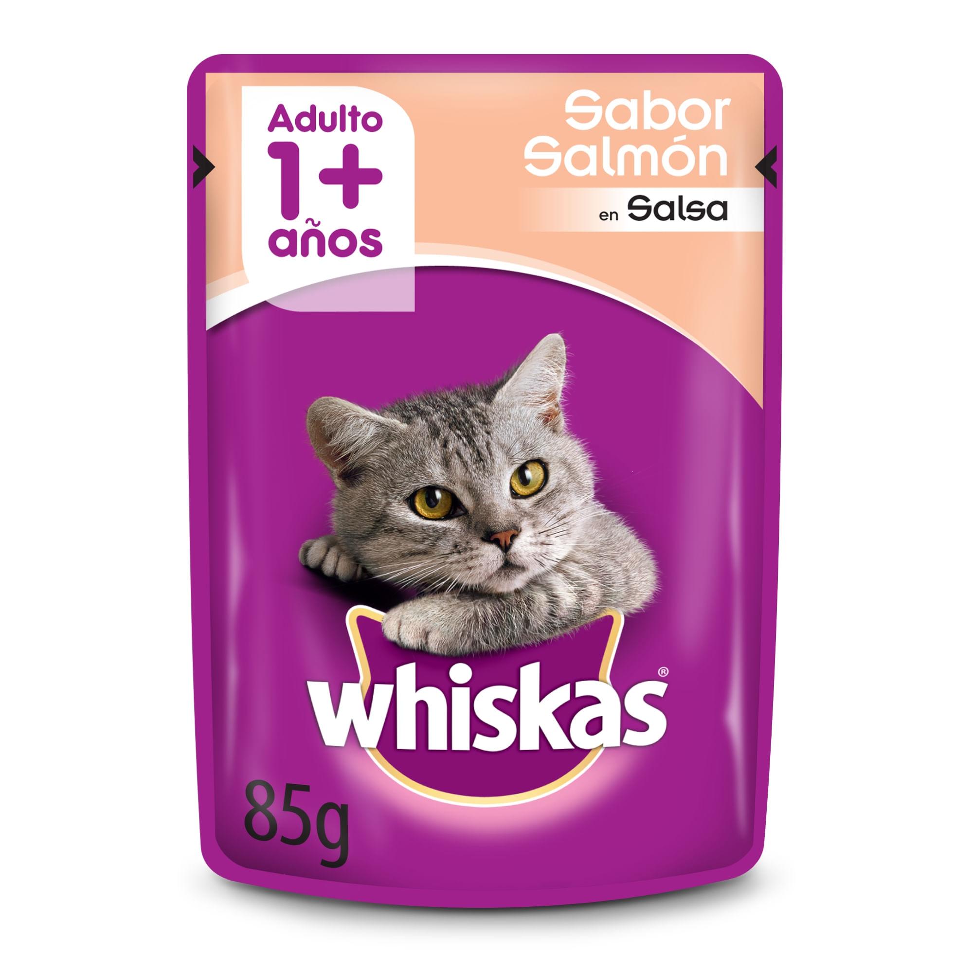 BOCADITOS POUCH WHISKAS SALMON x 85 g