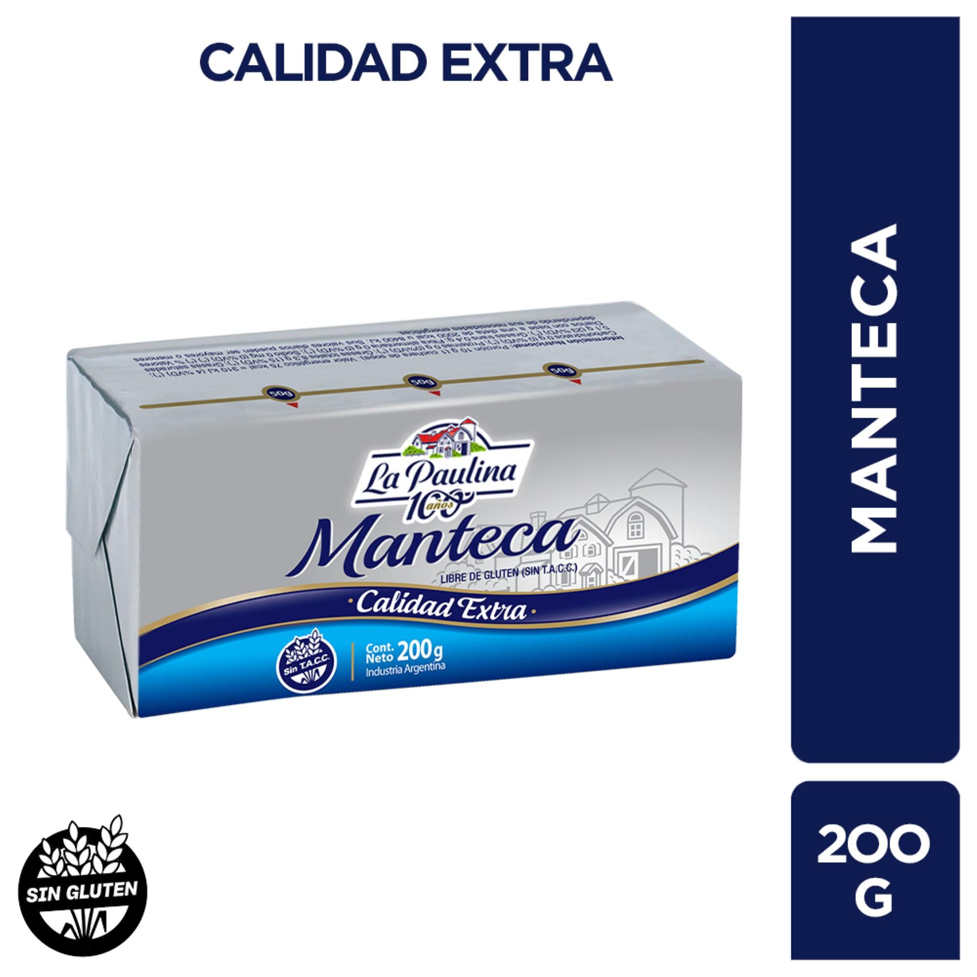 MANTECA LA PAULINA x 200g
