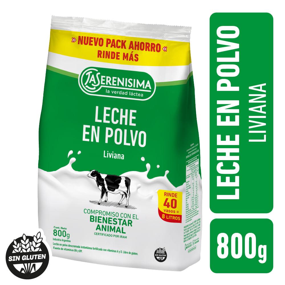 LECHE EN POLVO DESCR LA SERENISIMA 800gr
