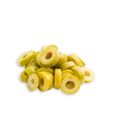 ACEITUNAS VERDES EN RODAJAS EL POLACO x KG