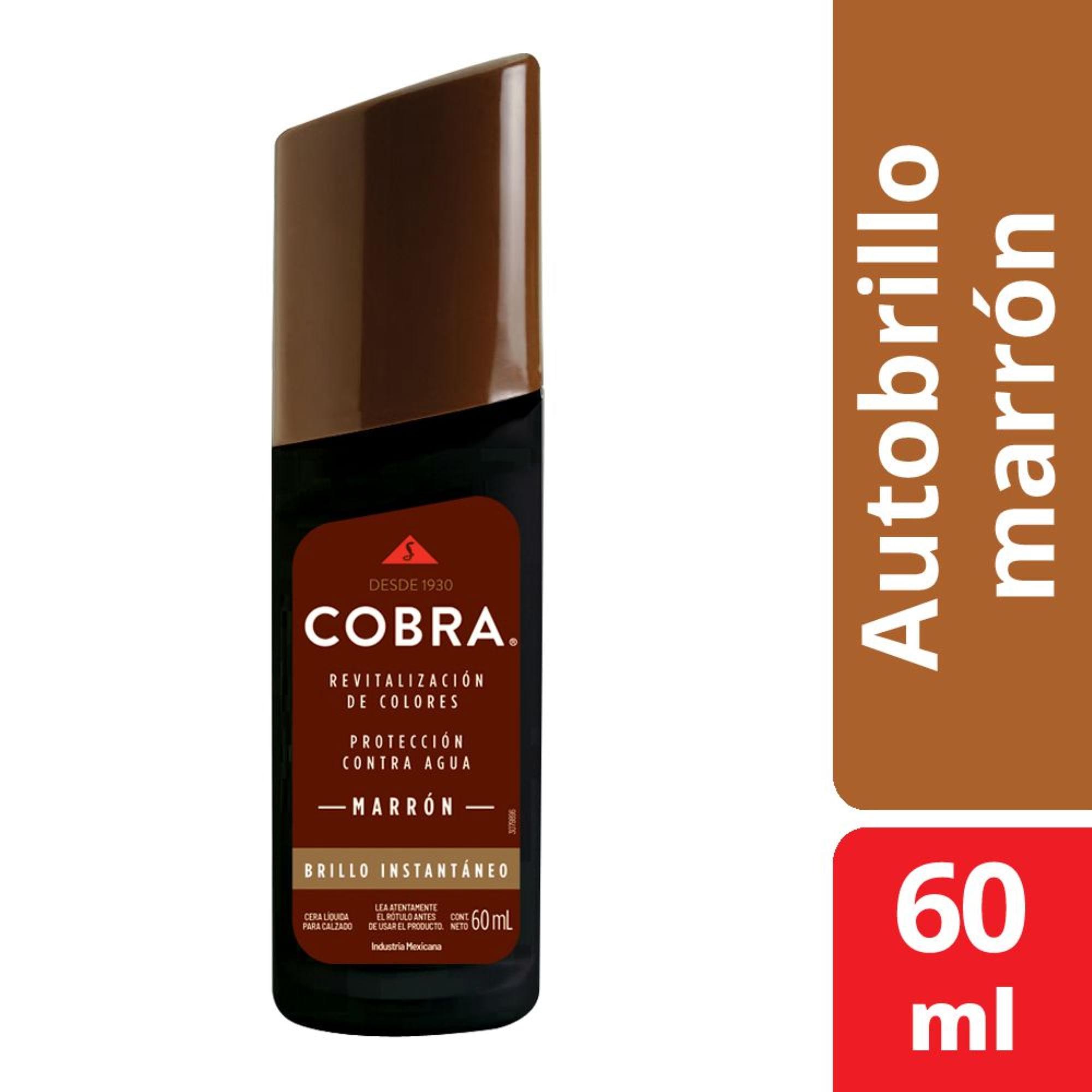 POMADA BRILLO COBRA MARRON CAFE x 60cc