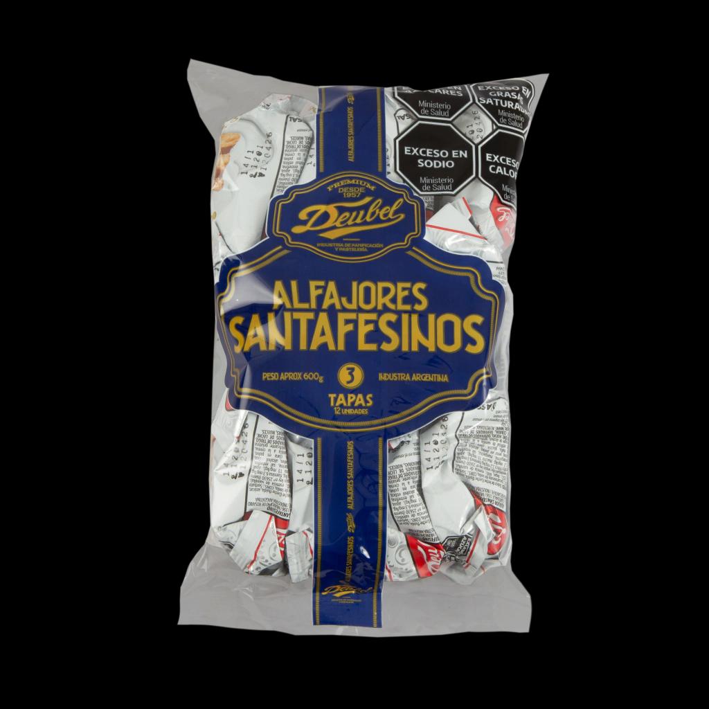 ALFAJOR SANTAFESINO DEUBEL x 12u